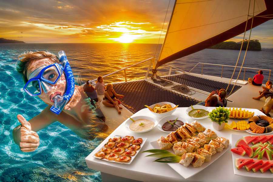 Tour Guanacaste Catamaran Snorkel and Sunset Cruise