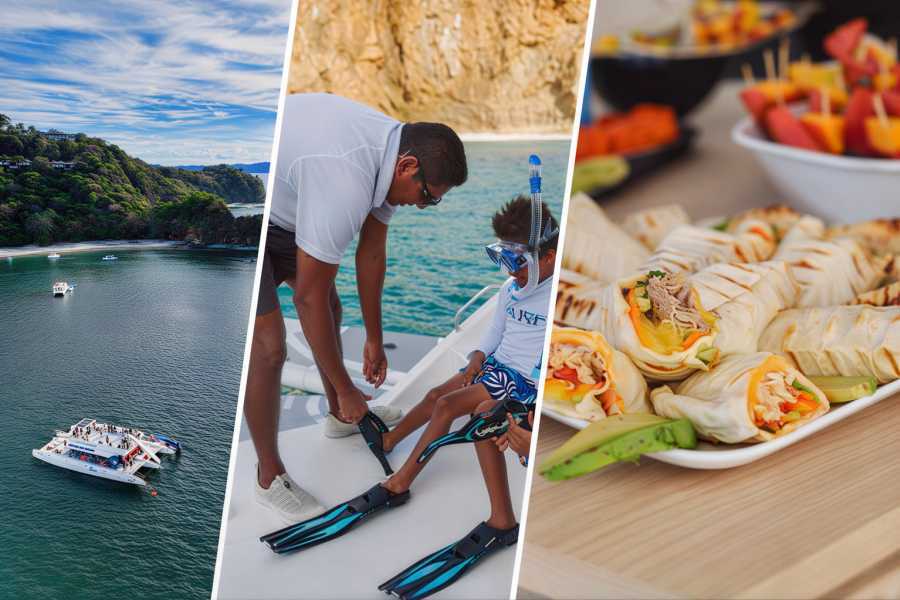 Tour Guanacaste Catamaran Snorkel and Sunset Cruise
