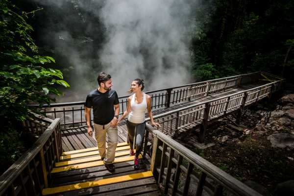 Misterio Waterfalls and Hot Springs Eco-Tour