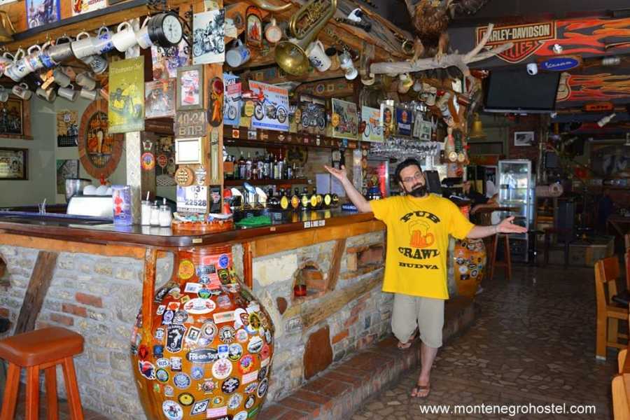 MH Travel Agency BUDVA PUB CRAWL WITH MH TRAVEL