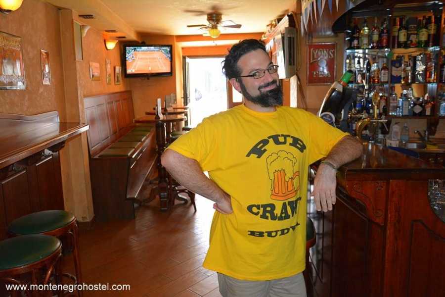 MH Travel Agency BUDVA PUB CRAWL WITH MH TRAVEL