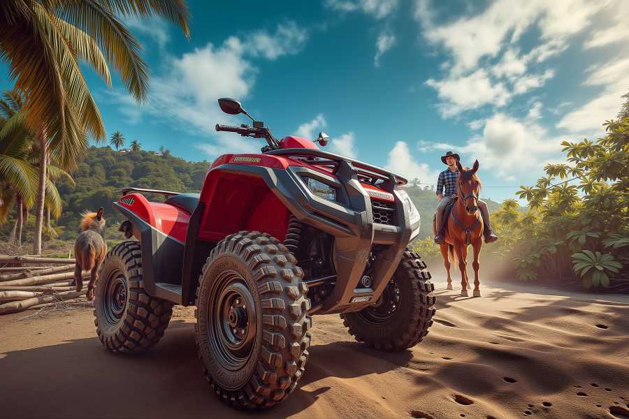 Congo Canopy ATV Horseback Combo