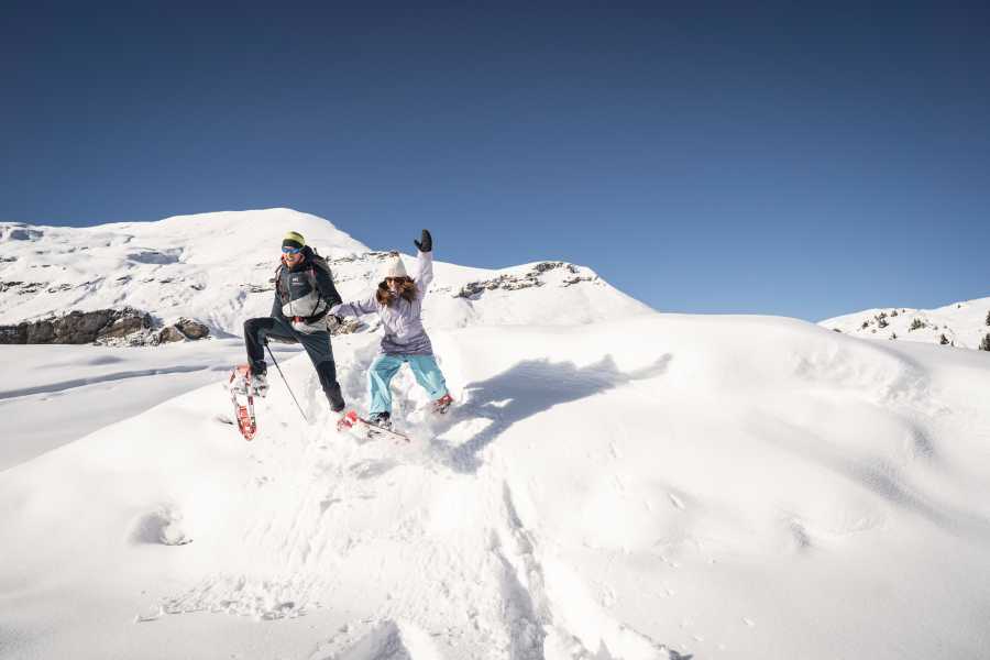 Outdoor Switzerland AG Snowshoe Adventure in the Swiss Alps