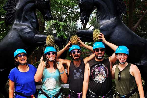 Canopy Zipline Tour and Gourmet BBQ Combo