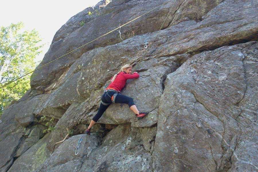 Climb Top rope an introduction Outdoor West Sweden, Lysekil