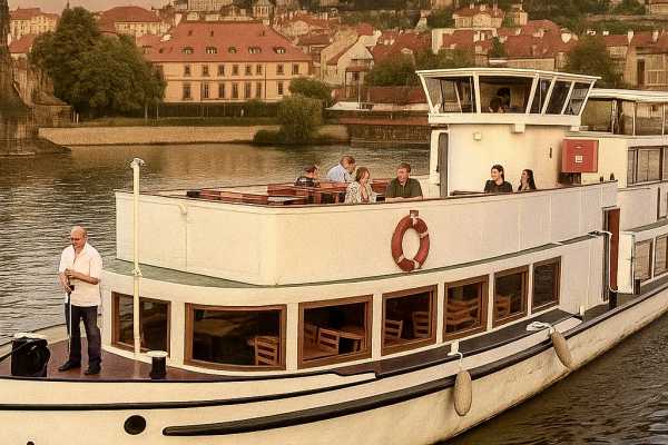 Paseo en barco hist&oacute;rico con comentarios, snack y bebida