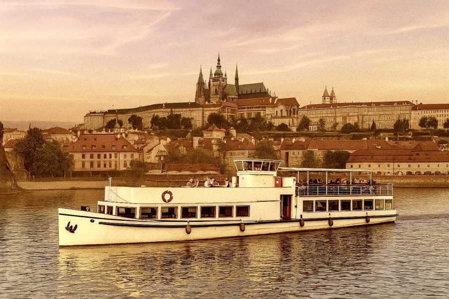 Turistico s.r.o. Historical boat trip with commentary, snack and drink