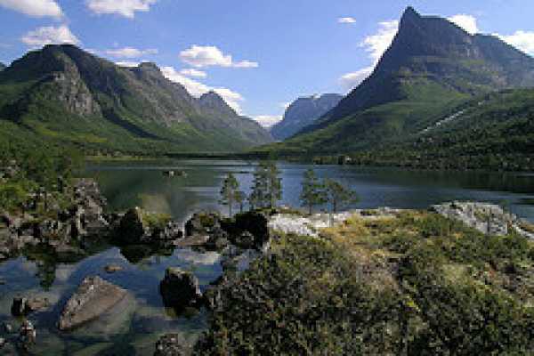 Hiking on the top of fjord Norway!