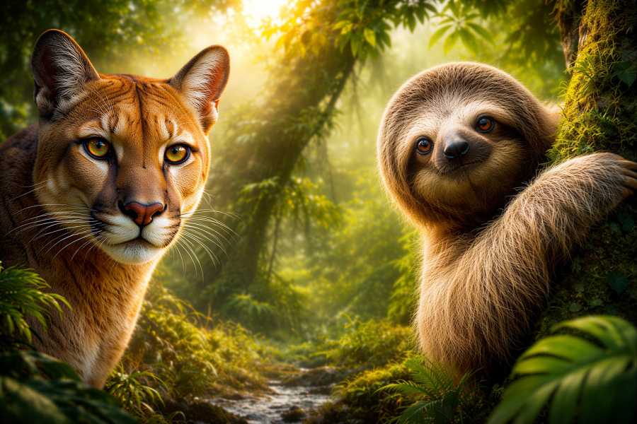 Tour Guanacaste Puma and Sloth Sanctuary Journey