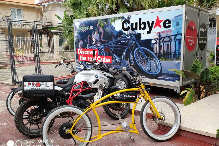 Cubyke Travel Einzigartige Kombi mit E-Bike und BMW-Enduro - PRIVAT