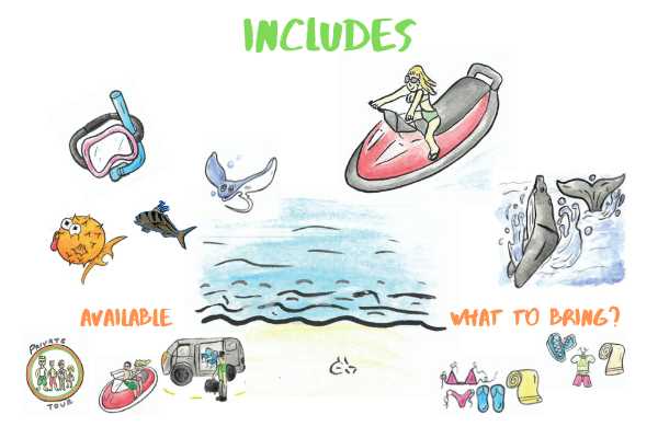 Catalinas Islands Jet Ski and Snorkel Tour