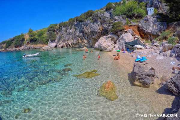 10 HVAR Beaches in 1 day tour