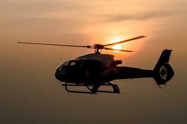 Helicopter to Tabacon Resort