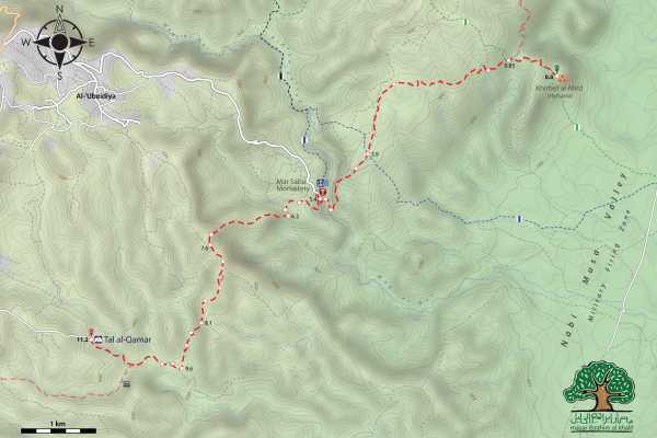 10 MArch&ndash; 18 MARS 2020, DE KAFR MALIK A TUQUA, RANDONNEE DU PRINTEMPS 2020