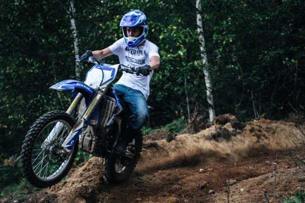Single Track Dirt Bike Mountain Tour