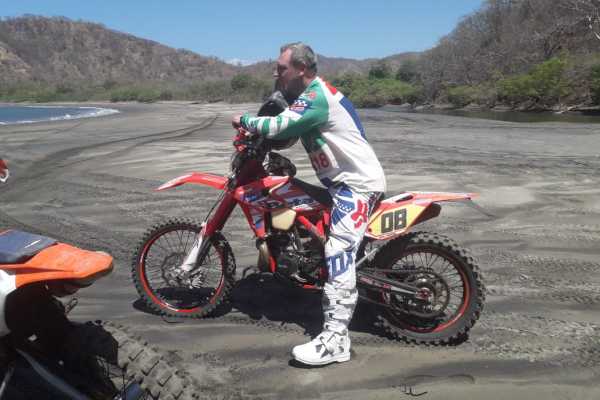 Single Track Dirt Bike Mountain Tour