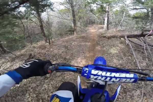 Single Track Dirt Bike Mountain Tour