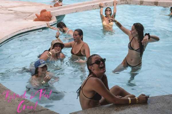 Beach and Pool Crawl Party Bus Tour