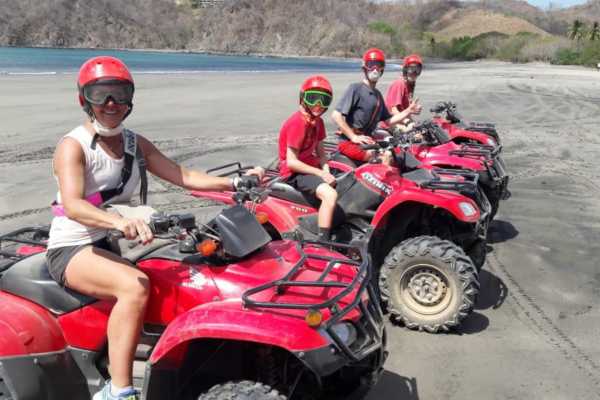Bonfire Sunset ATV Beach Tour
