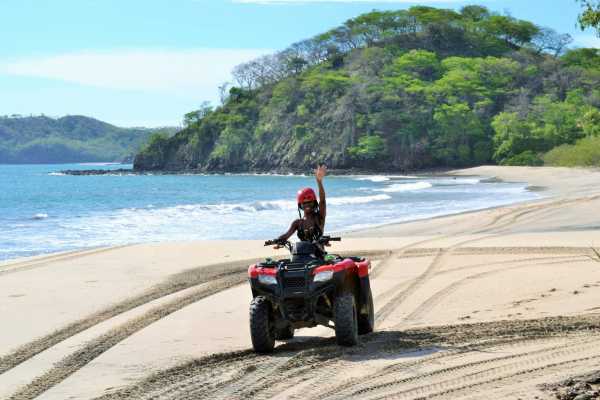 Bonfire Sunset ATV Beach Tour