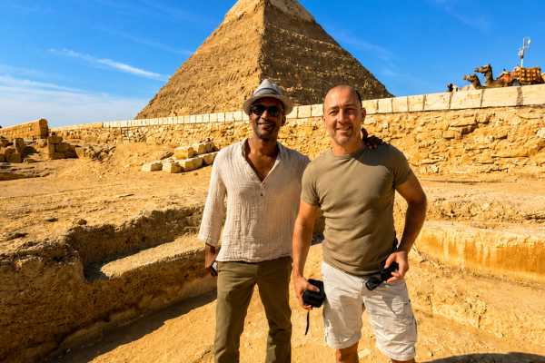 Cairo Layover Tour to Giza Pyramids - Sphinx with Camel ride - Bazaar
