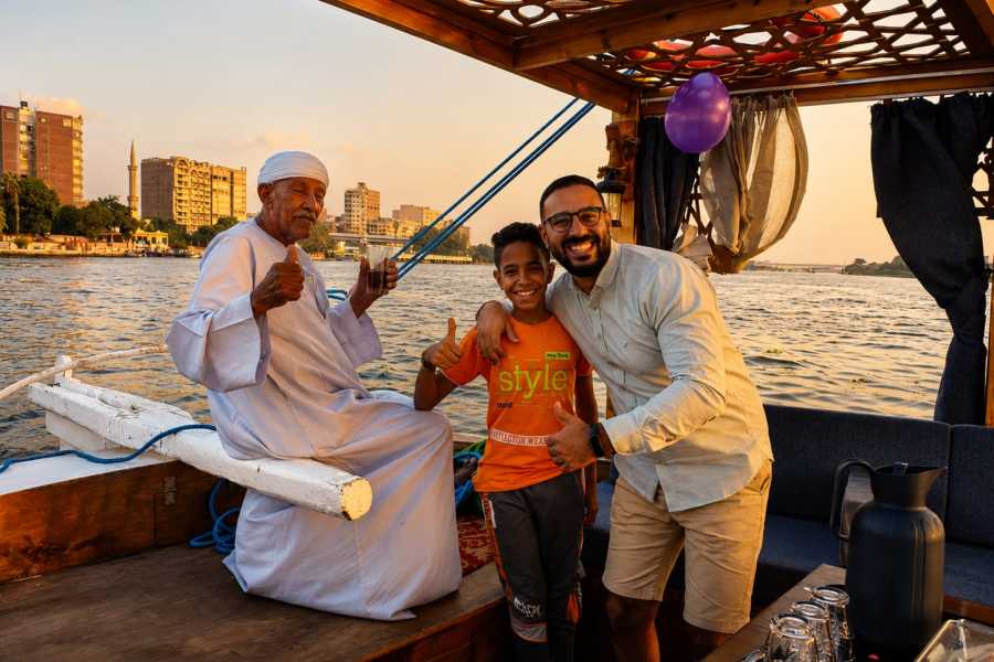 Let`s Explore Egypt Unusual Cairo day tour to Pyramids, Egyptian Museum with Felucca Cruise