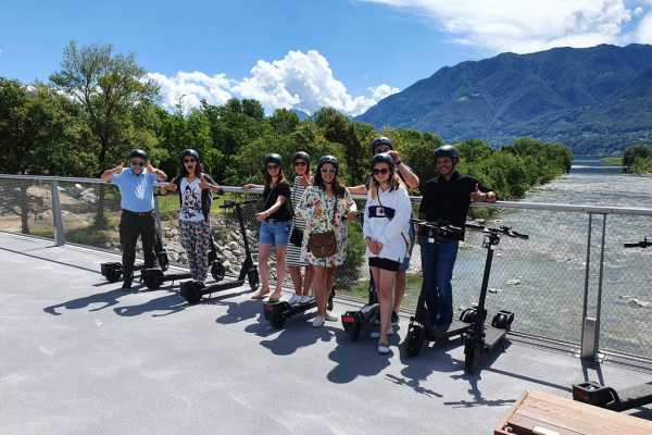 Individuelle E-Scooter Tour Ascona/Locarno (f&uuml;r Gruppen)