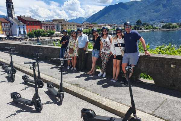 Individuelle E-Scooter Tour Ascona/Locarno (f&uuml;r Gruppen)