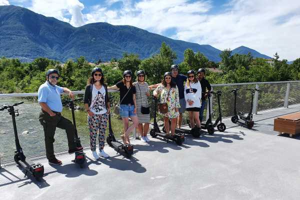 Individuelle E-Scooter Tour Ascona/Locarno (f&uuml;r Gruppen)