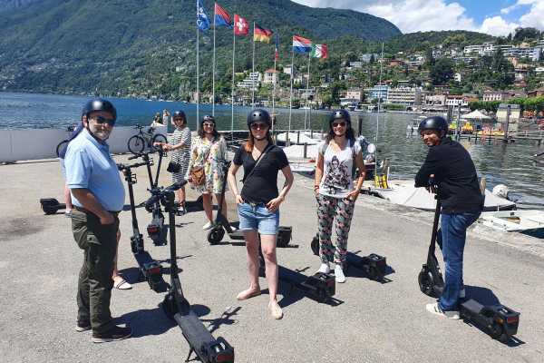 Individuelle E-Scooter Tour Ascona/Locarno (f&uuml;r Gruppen)