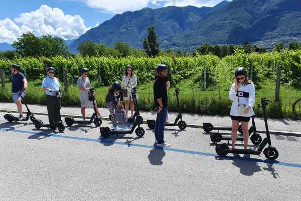 Individuelle E-Scooter Tour Ascona/Locarno (f&uuml;r Gruppen)