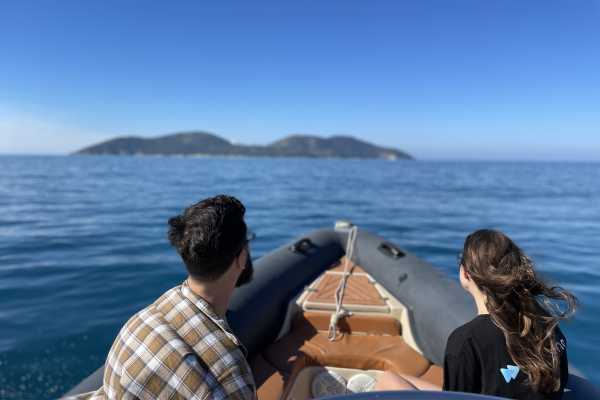 Speedboat Ticket To Sazan Island , Haxhi Ali Cave & Beach On Karaburun