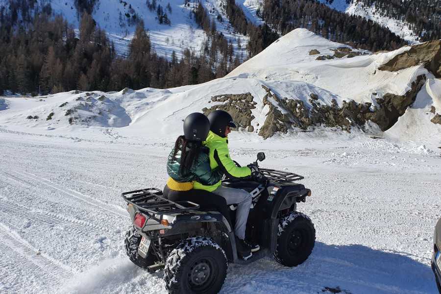 BuggyPark by HB-Adventure Switzerland 4x4 ATV Schnuppertour auf Schnee und Eis (Engadin)