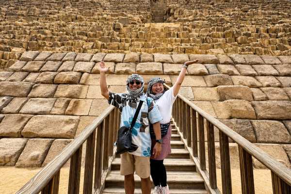HALF DAY TOUR TO GIZA PYRAMIDS WITH 90 MINTUE QUAB BIKE INCLUDED&nbsp;