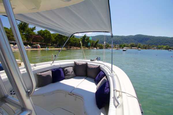 Sithonia Coastline Cruise with captain, DILEON speedboat