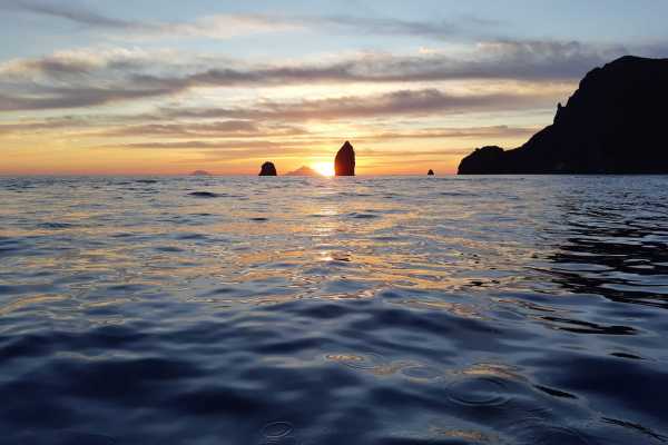 Lipari e Salina in barca