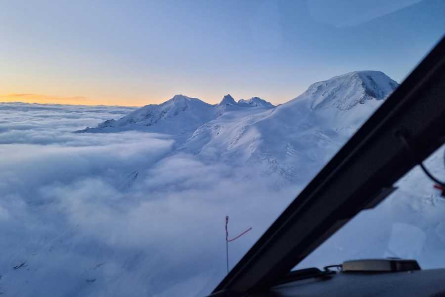 Saas-Fee Guides Alphubel 4206m mit Helikopter