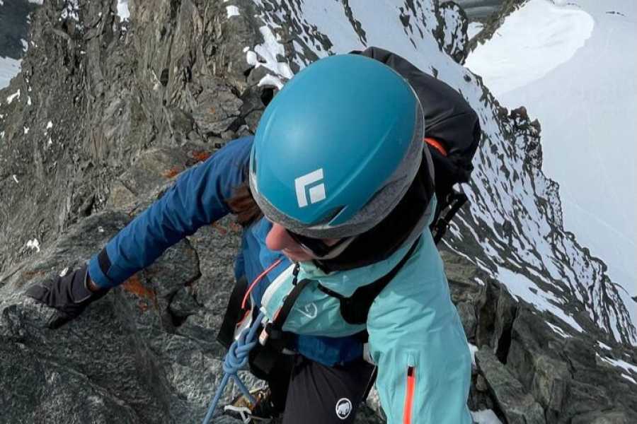 Saas-Fee Guides Rimpfischhorn 4199m ab Britanniah&uuml;tte