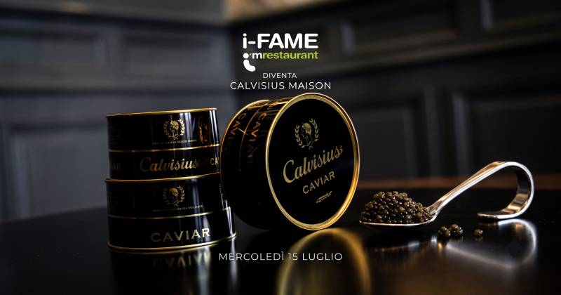 Serata Caviale Calvisius all'i-FAME Restaurant