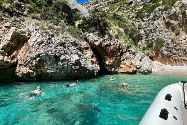 Private Speedboat for The Grand Tour of National Park & Grama Bay & Blue Cave