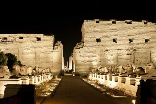 Sound and Light Show at Karnak Temple in Luxor