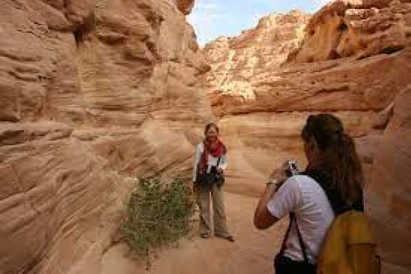 St Catherine and Colored Canyon by Jeep