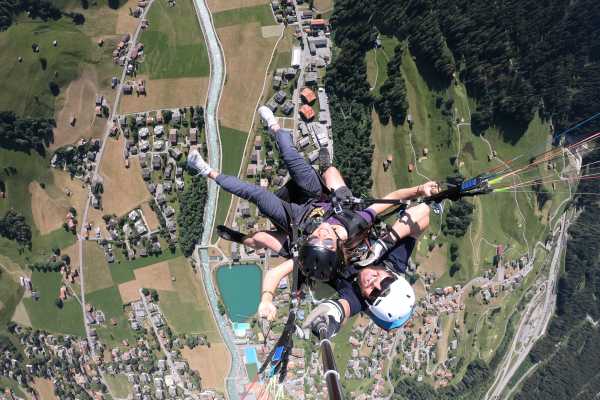 Bike and Fly Paragliding DAVOS KLOSTERS