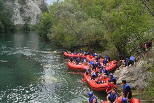 Rafting on the river Cetina in Croatia near town Omis 2026!  www.raft.hr