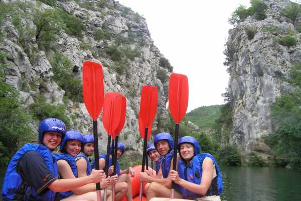 Rafting on the river Cetina in Croatia near town Omis 2026!  www.raft.hr