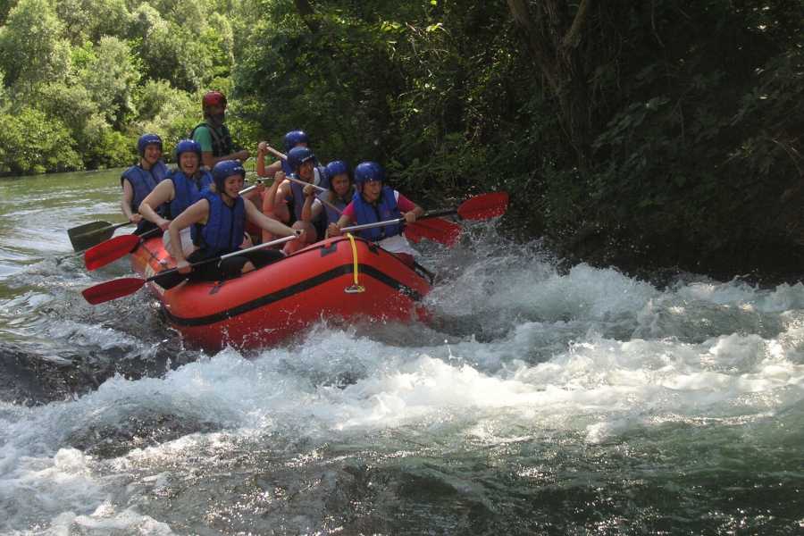 Dalmatian Adventures Rafting on the river Cetina in Croatia near town Omis 2026!  www.raft.hr