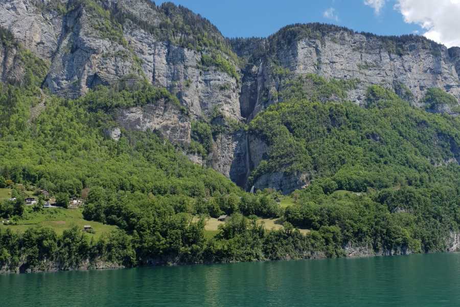 My Swiss Lake Tour Lake Walensee boat tour for a full day!