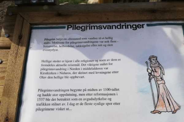 The pilgrimage route to Nidaros