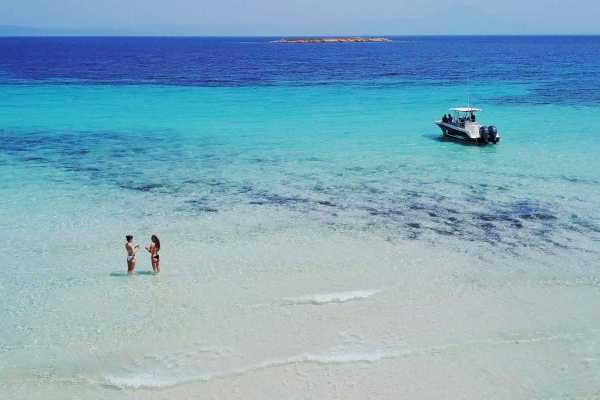 Blue Lagoon Cruise with captain, COMPASS 7s speedboat