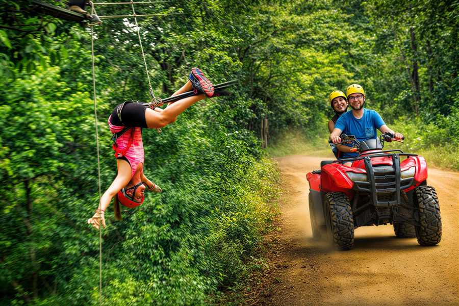 Congo Canopy ATV Extreme Zip-Line Combo